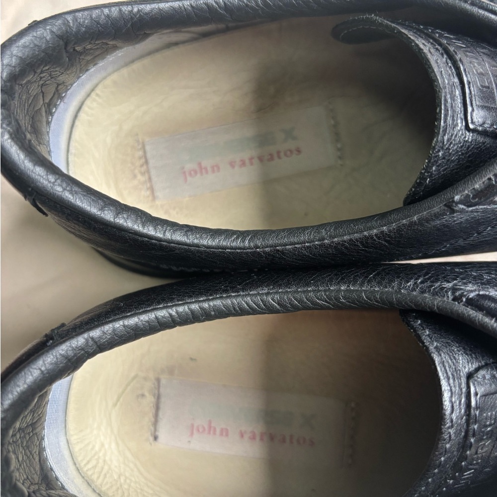 Men's Converse John Varvatos Black Leather Sneakers - Picture 2 of 7